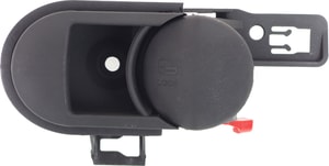 Front Interior Door Handle for Jeep Wrangler JK 2009-2010, Right Passenger, Textured Black, Plastic, Replacement