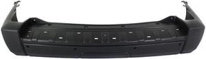Rear Bumper Cover for COMMANDER 2006-2010, Primed (Ready to Paint), Without Trailer Hitch Holes, Replacement