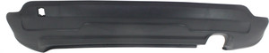 Rear Bumper Cover for Jeep Compass 2011-2017, Lower Fascia, Textured Finish, Without Tow Hook Holes, With Tow Bracket Holes, Replacement