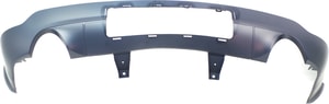 Rear Bumper Cover for Jeep Grand Cherokee WK 2014-2022, Lower, Primed (Ready to Paint), 80th Anniversary/Laredo/Limited/Overland/Summit/Trailhawk Models, w/ Towing Package, w/ Dual Exhaust Holes, Type 2, Replacement (CAPA Certified)