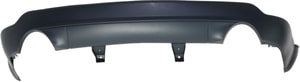 Rear Bumper Cover for Grand Cherokee WK 2014-2022, Lower, Primed (Ready to Paint), for 80th Anniversary/Laredo/Limited/Overland/Summit Models, Without Towing Package, With Dual Exhaust Holes, Type 4, Replacement (CAPA Certified)