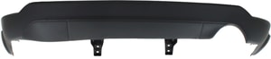 Rear Bumper Cover for Jeep Grand Cherokee 2011-2022, Lower Textured, without Towing Package, with Single Exhaust Hole, for 80th Anniversary/Laredo/Limited/Overland Models, Replacement
