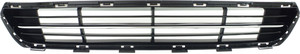 Front Bumper Grille for Kia Optima 2014-2015, Black with Chrome Molding, Excluding Hybrid Models, USA Built, Replacement (CAPA Certified)