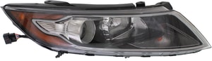 Headlight Assembly for Kia Optima 2011-2013, Right Passenger Side, Halogen Light, Suitable for Hybrid Models, Replacement