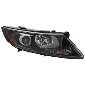 Headlight Assembly for OPTIMA 2011-2013 Right Passenger, Halogen, Excluding Hybrid Models, Korea Built Vehicle, from December 6, 2010, Replacement