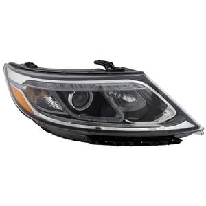 Headlight Assembly for Kia Sorento 2014-2015 Right Passenger, Halogen, Suitable for EX/SX Models, Replacement