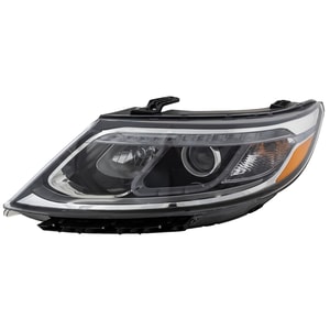 Headlight Assembly for Kia Sorento 2014-2015, Left Driver, Halogen, Compatible with EX/SX Models, Replacement