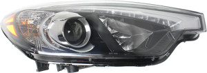 Headlight Assembly for Kia Forte, Forte Koup, Forte5 2014-2015, Right Passenger HID/Xenon with HID Kit, up to 10-17-2014 , Replacement