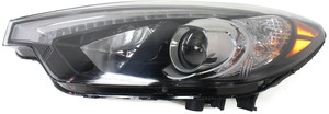 Headlight Assembly for Kia Forte/Forte Koup/Forte5 2014-2015, Left Driver, HID/Xenon, with HID Kit, Up to 10-17-2014, Replacement