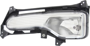 Front Fog Light Assembly for Kia Sorento 2011-2013, Left Driver, with Sport Package, Replacement