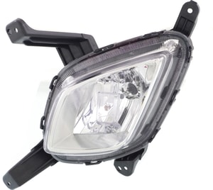 Front Fog Light Assembly for Kia Sorento SX Model, 2016-2018, Halogen, Left Driver, Replacement