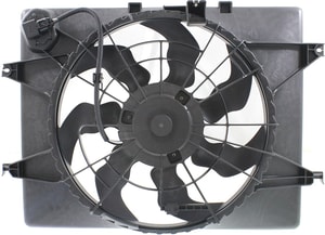 Radiator Fan Assembly for Kia Optima 2011-2014, 2.4L Engine, Excludes Hybrid Models, Includes Resistor, Replacement