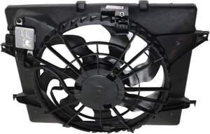 Radiator Fan Assembly for Hyundai Sonata 2014, Kia Optima 2014-2015, 2.4L, Sonata with Automatic Transmission Only, Excludes Hybrid Models, Includes Control Module, Replacement