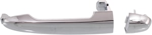 Front Exterior Door Handle for Kia Rondo 2007-2012, Right Passenger, All Chrome, without Keyhole, Replacement