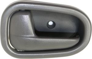 Front Interior Door Handle for Kia Sportage 1995-2001, Left Driver, Dark Gray, Plastic, Replacement