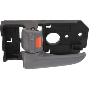 Front Interior Door Handle for Kia Spectra / Spectra5 (2004-2009), Left Driver, Gray Plastic, Also Fits Rear, Replacement