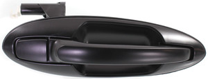 Rear Exterior Door Handle, Right Passenger Side, for Kia Optima/Magentis 2001-2006, Hyundai Sonata 2002-2005, Primed (Ready to Paint), Old Body Style, Plastic, Replacement
