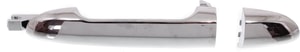 Rear Exterior Door Handle for Kia Spectra 2004-2009, Left Driver, All Chrome, Handle+Cover, New Body Style, Replacement