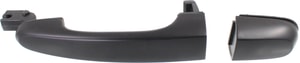 Rear Exterior Door Handle for Kia Spectra 2004-2009, Left Driver, Primed (Ready to Paint) Black with Cover, New Body Style, Replacement