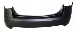 Rear Bumper Cover for Kia Forte 2010-2013 Sedan, Upper Section, Primed (Ready to Paint), Replacement (CAPA Certified)