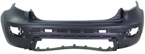 Rear Bumper Cover for Kia Soul 2012-2013, Primed (Ready to Paint), Replacement (CAPA Certified)