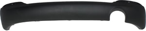 Rear Bumper Cover for Kia Forte 2014-2016, Lower Section, Textured Finish, with Exhaust Hole, Suitable for EX/SX Models, Replacement