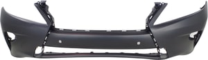 Front Bumper Cover for RX350/RX450H 2013-2015, Primed (Ready to Paint), Without F Sport Package, Without Headlight Washer Holes, With Park Assist Sensor Holes, for RX350 Japan Built Vehicle, Replacement