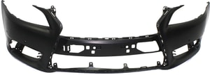 Front Bumper Cover for Lexus LS600H 2013-2013 and LS460 2013-2017, Primed (Ready to Paint), Without F Sport Package, Without Headlight Washer Holes, Base Model, Replacement