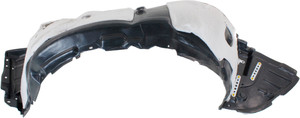 Front Fender Liner for Lexus LS460 2013-2017 Right Passenger, Plastic, Vacuum Formed, with Extension Sheet for F Sport Package, Replacement