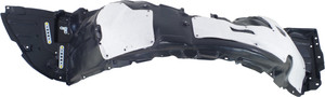 Front Fender Liner for Lexus LS460 2013-2017, Left Driver, Plastic, Vacuum Form with Extension Sheet, F Sport Package, Replacement