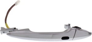 Front Exterior Door Handle for Lexus IS250/IS350 (2006-2015), LS460 (2007-2015), Left Driver, Chrome, Without Keyhole, With Sensor, Plastic, Replacement