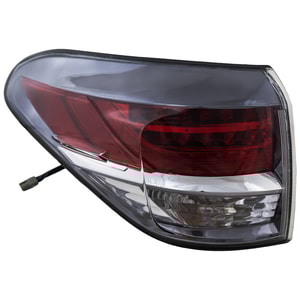 Tail Light Assembly for Lexus RX350 (2013-2015) / RX450H (2015-2015), Left Driver Side, Outer, Designed for Canada Built Vehicle, Replacement