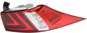 Outer Tail Light Lens and Housing for Lexus IS200T/IS250/IS300/IS350 2014-2016, Right Passenger, Excludes C Model, Replacement