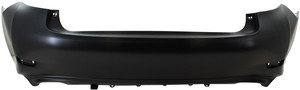 Rear Bumper Cover for Lexus ES350 2013-2015, Primed (Ready to Paint), Without Molding and Parking Aid Sensor Holes, Replacement