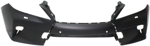 Front Bumper Cover for Lexus RX350/RX450H 2013-2015, Primed (Ready to Paint), With F Sport and Ultra Premium Package, With Headlight Washer and Intelligent Parking Assist System Holes, For RX350 Canada Built, Replacement
