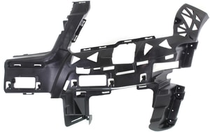 Front Bumper Bracket for Mercedes-Benz GLK-Class 2010-2012, Left Driver Side, Base Carrier, Plastic, without AMG Styling Package, Replacement