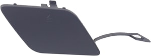 Front Bumper Tow Hook Cover for Mercedes-Benz C-Class 2012-2015, Right Passenger, Primed (Ready to Paint), with AMG Package, (Excluding C63 Model), Coupe/Sedan 2012-2014, Replacement