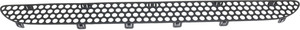 Front Bumper Grille for Mercedes-Benz ML-Class 1998-2005, Air Inlet, Textured, 30.71 Inches, with Sport Package and Round Fog Lights, Replacement