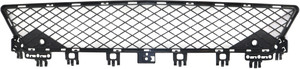 Front Bumper Grille for Mercedes C-Class 2012-2015, Center, Textured, with AMG Package, Coupe/Sedan 2012-2014, Replacement