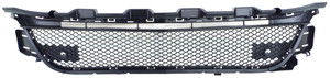 Front Bumper Grille for Mercedes-Benz CLA-Class 2014-2016, Center, Textured, without Molding Holes and Sport Edition(CLA250, with AMG Package, without IPAS Holes), Replacement
