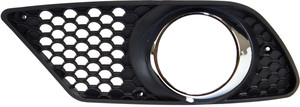 Front Fog Light Molding for Mercedes-Benz C-Class 2008-2011, Left Driver, Paint to Match, with AMG Package, Replacement