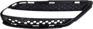 Front Bumper Grille for Mercedes-Benz S-Class 2007-2013, Right Passenger Outer, with Sport and Light Package, Excluding S63/S65 Models, Replacement