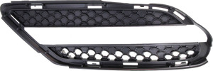 Front Bumper Grille for Mercedes-Benz S-Class 2007-2013, Left Driver Side, Outer, with Sport and Light Package, Excluding S63/S65 Models, Replacement