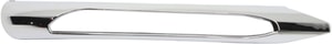 Front Bumper Molding for Mercedes C-Class 2012-2015 Coupe / Sedan 2012-2014, Right Passenger Side, Chrome Plastic, with AMG Package, Replacement