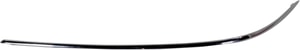 Front Bumper Molding for Mercedes-Benz E-Class 2010-2013, Outer, Chrome, without AMG Styling Package, Sedan/Wagon, Left Driver, Replacement