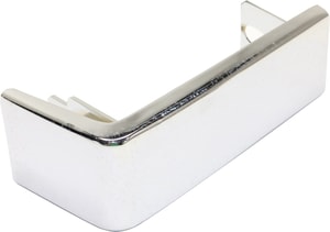 Front Bumper Molding Cover Extension for Mercedes-Benz G63/G65 AMG 2013-2018, Left Driver, Chrome, Steel, Replacement