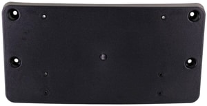 Front License Plate Bracket for Mercedes-Benz C-Class 2008-2011, Black, with AMG Package, (Excluding C63 Model), Replacement