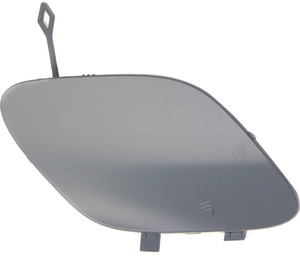 Front Bumper Tow Hook Cover for Mercedes-Benz C-Class 2015-2018, Right Passenger, Primed (Ready to Paint), Excluding C63/C350, Convertible/Coupe/Sedan, with AMG Styling Package, Replacement