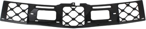 Front Bumper Grille Flap Cover for Mercedes-Benz GL-Class 2007-2012, Textured Black, Without Off Road Package, Replacement