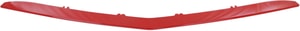 Front Bumper Grille Molding for Mercedes-Benz CLA-Class 2014-2016, CLA250 with AMG Styling Package, Painted-Red, Replacement